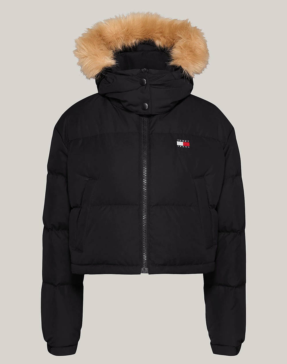 TOMMY JEANS TJW CRP ALASKA FAUX FUR HOOD