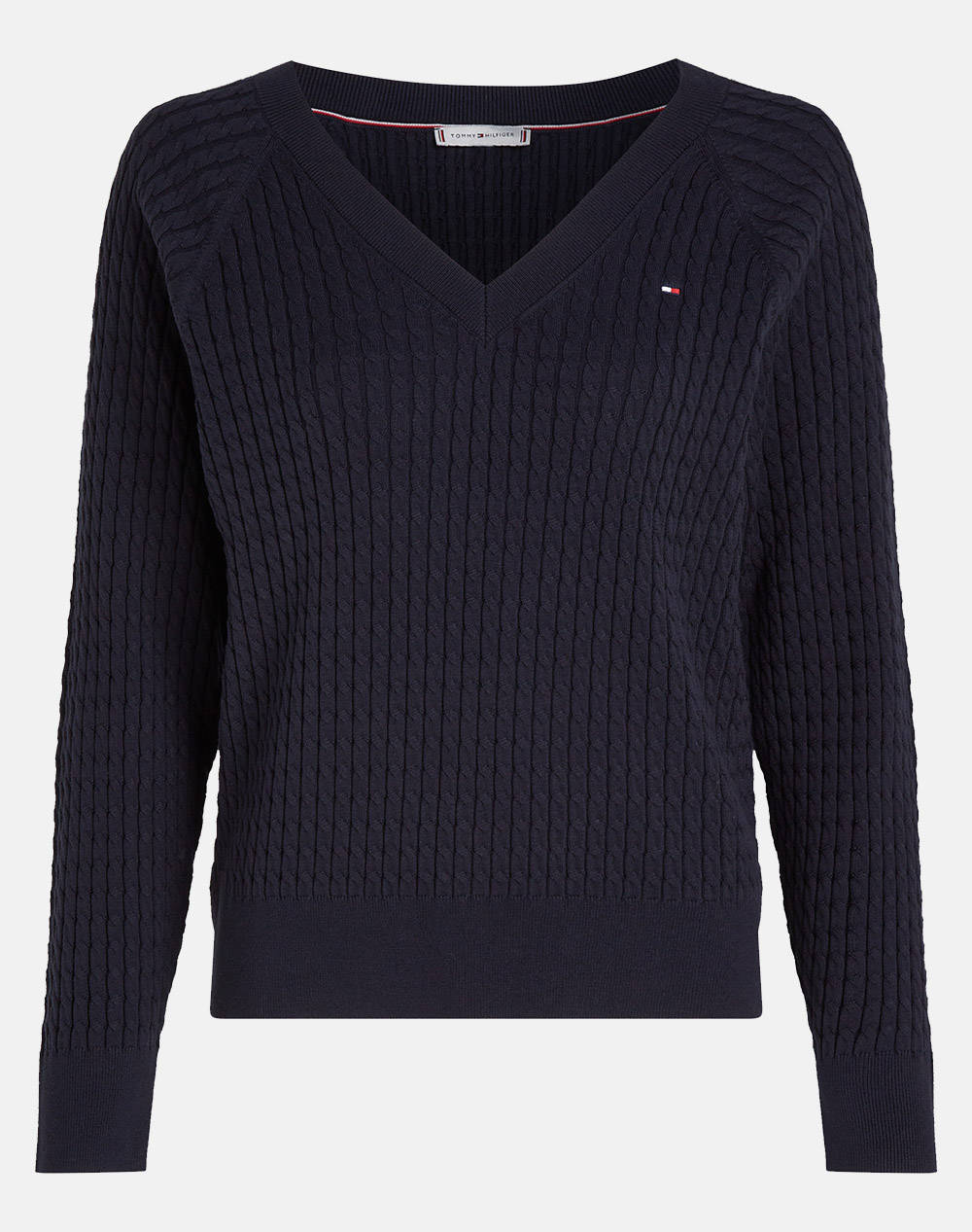 TOMMY HILFIGER CO CABLE V-NK SWEATER