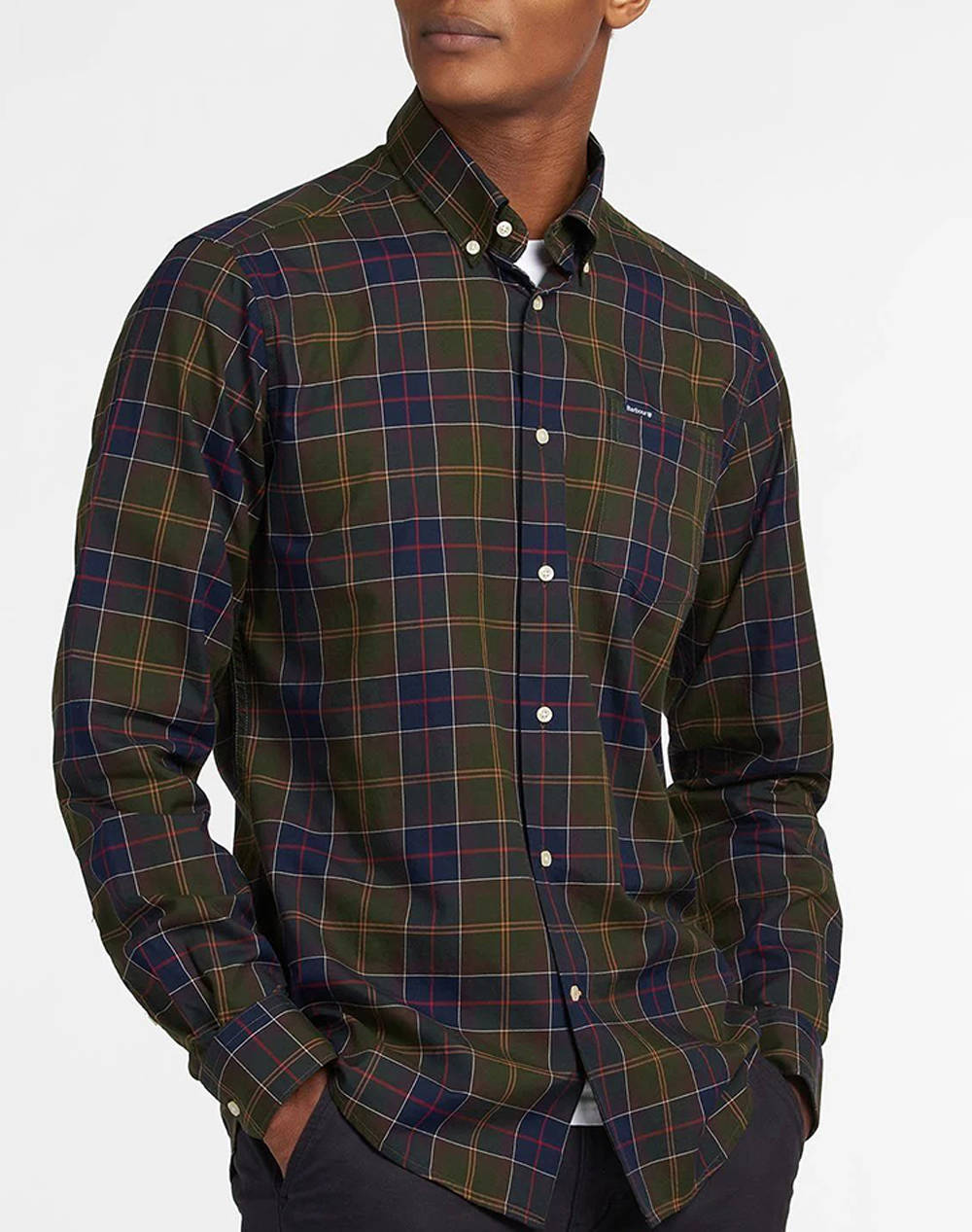 BARBOUR WETHERAM TAILORED TARTAN SHIRT LS