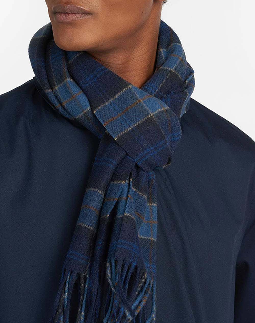 BARBOUR TARTAN LAMBSWOOL SCARF