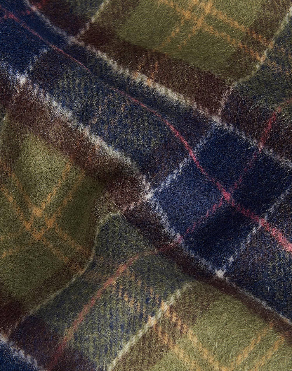 BARBOUR TARTAN LAMBSWOOL SCARF