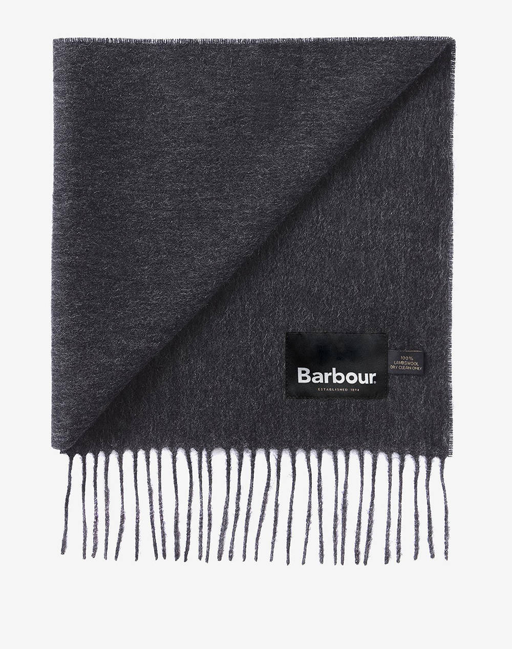 BARBOUR PLAIN LAMBSWOOL SCARF