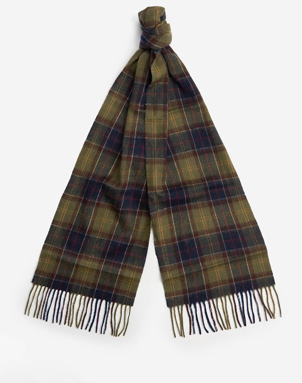 BARBOUR TARTAN SCARF & GLOVE GIFT SET