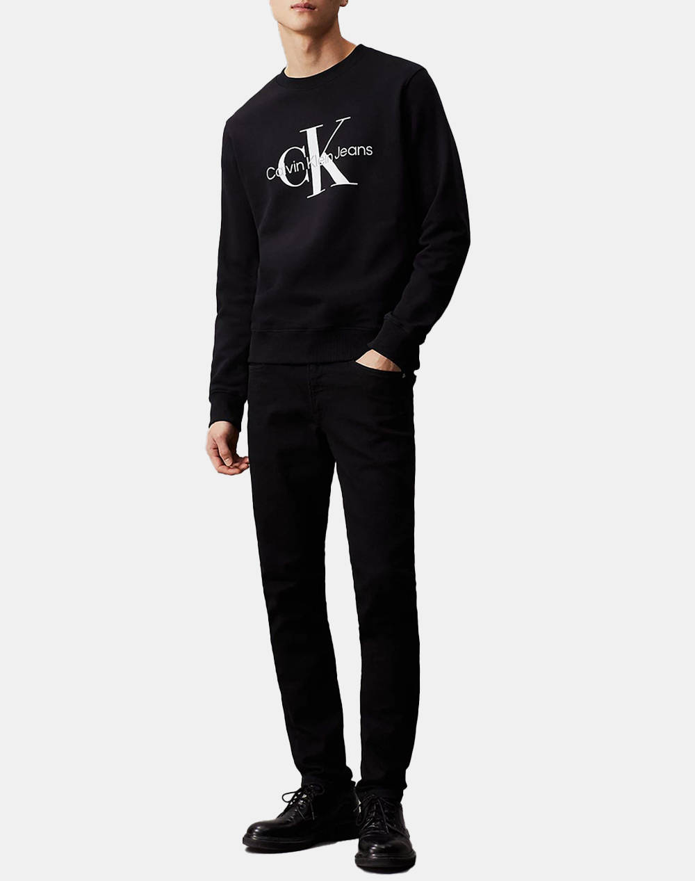 CALVIN KLEIN CORE MONOGRAM CREWNECK