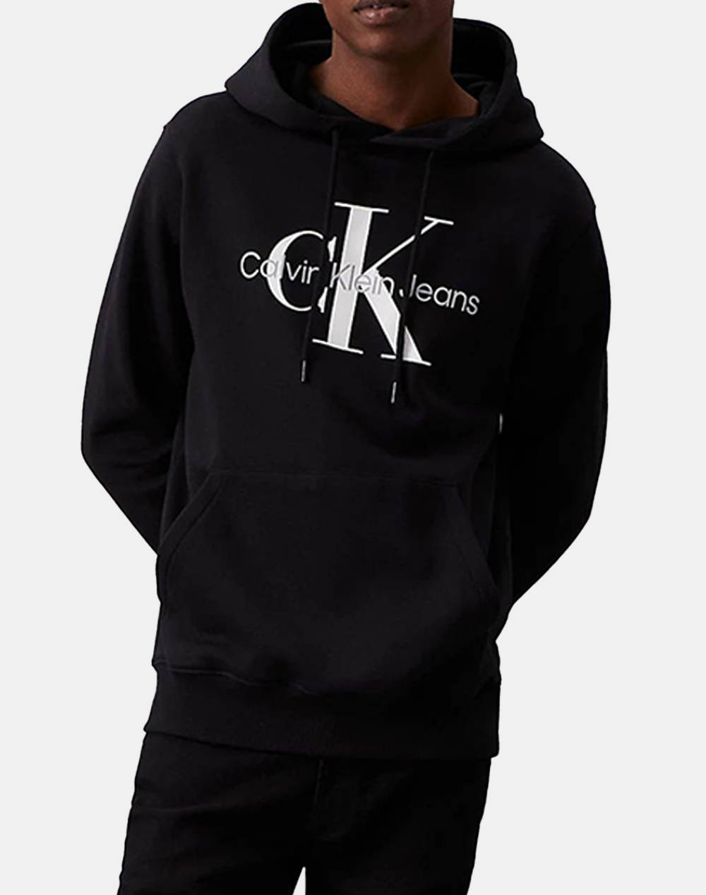 CALVIN KLEIN CORE MONOGRAM HOODIE Black Politikos shop.gr