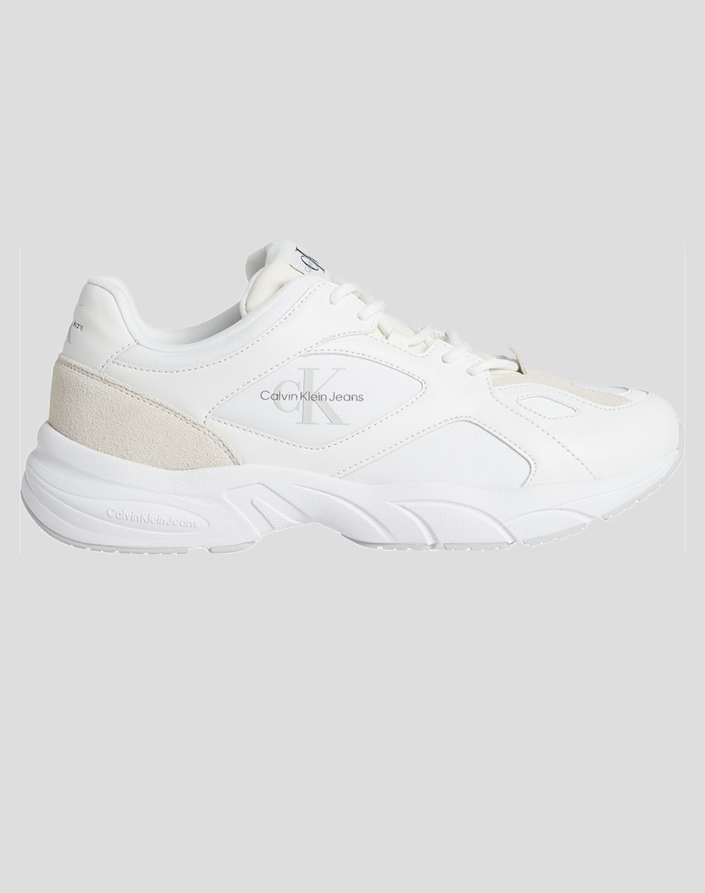 CALVIN KLEIN RETRO TENNIS LOW LACEUP MTL