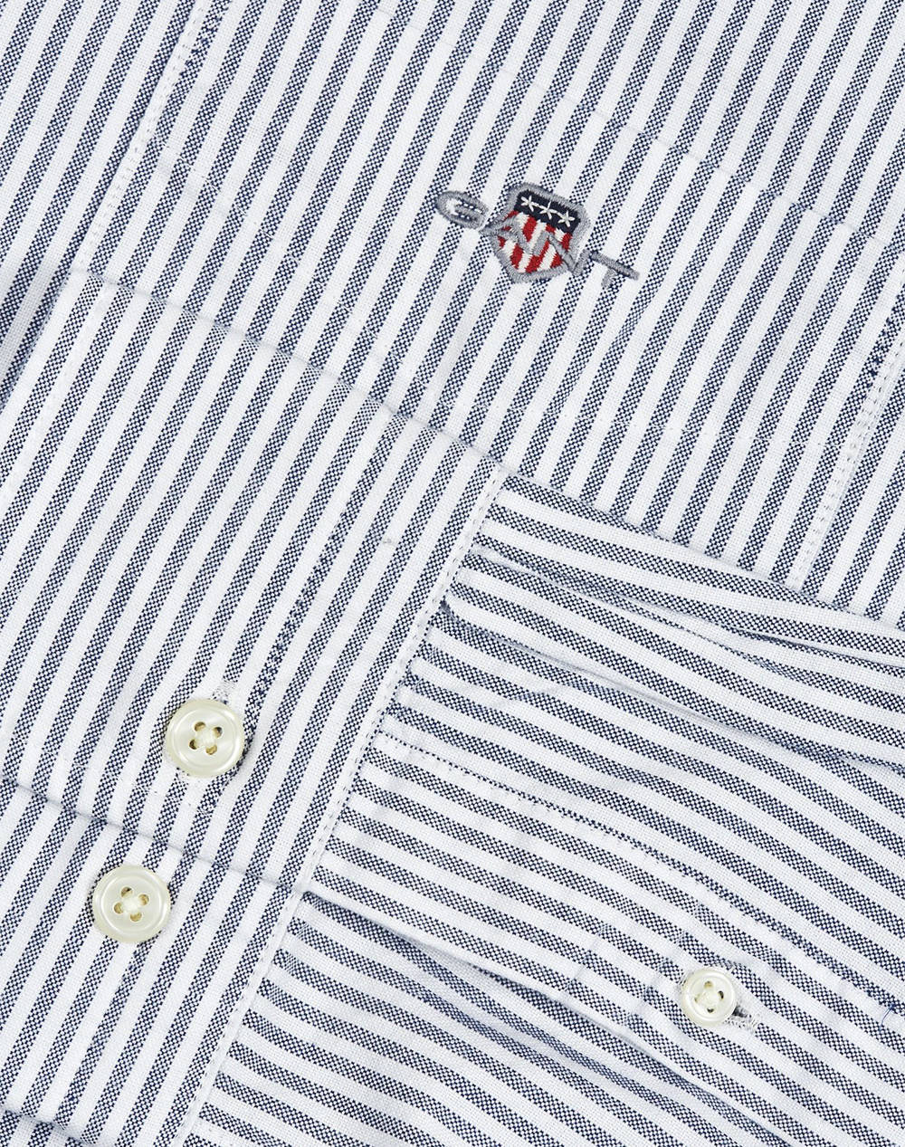 GANT LS REG OXFORD BANKER STRIPE SHIRT