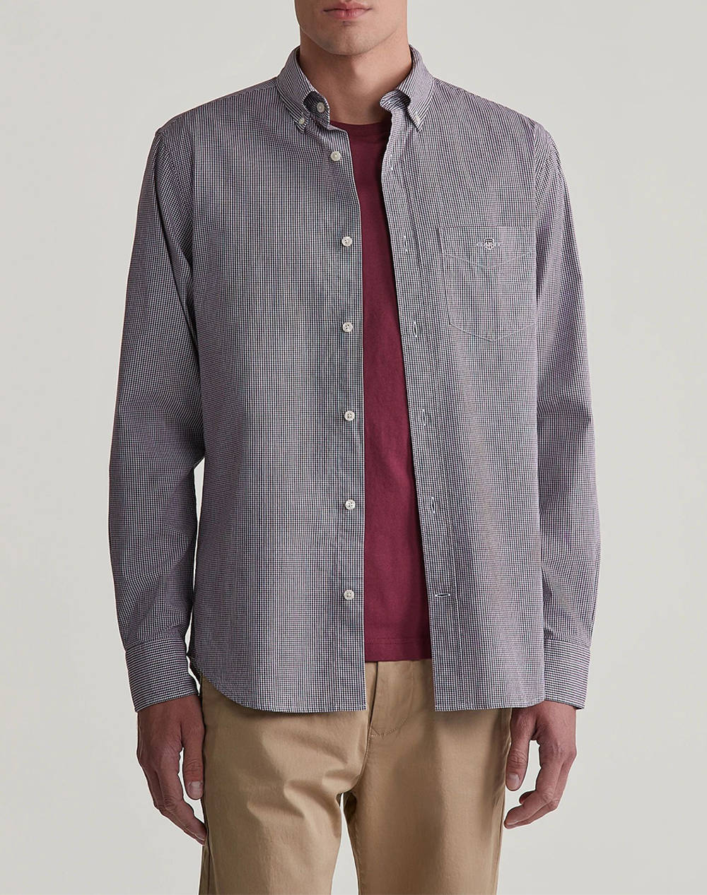 GANT ΠΟΥΚΑΜΙΣΟ ΜΜ REG POPLIN MICRO GINGHAM SHIRT