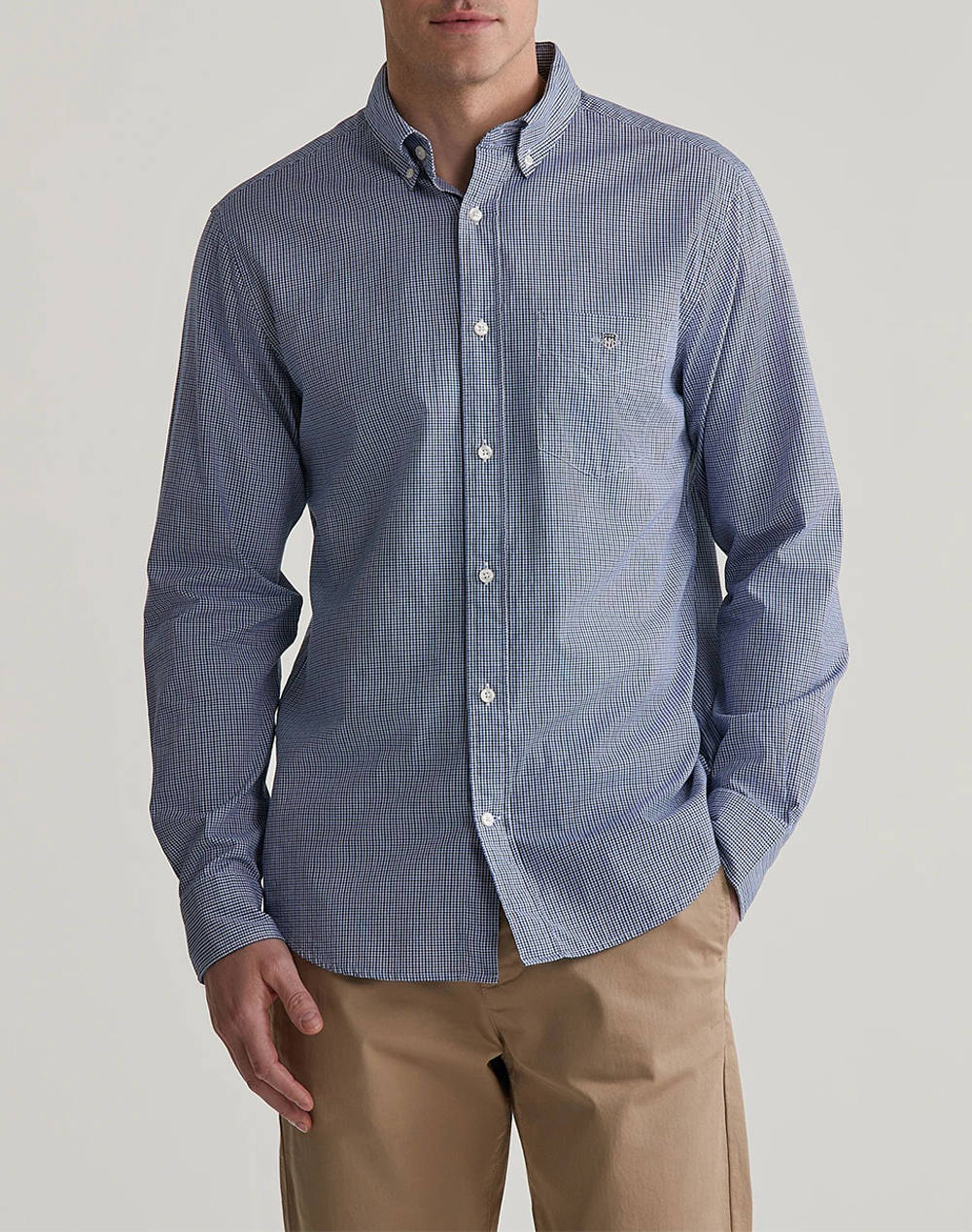 GANT ΠΟΥΚΑΜΙΣΟ ΜΜ REG POPLIN MICRO GINGHAM SHIRT