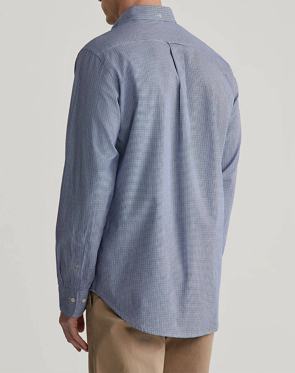 GANT LS REG POPLIN MICRO GINGHAM SHIRT