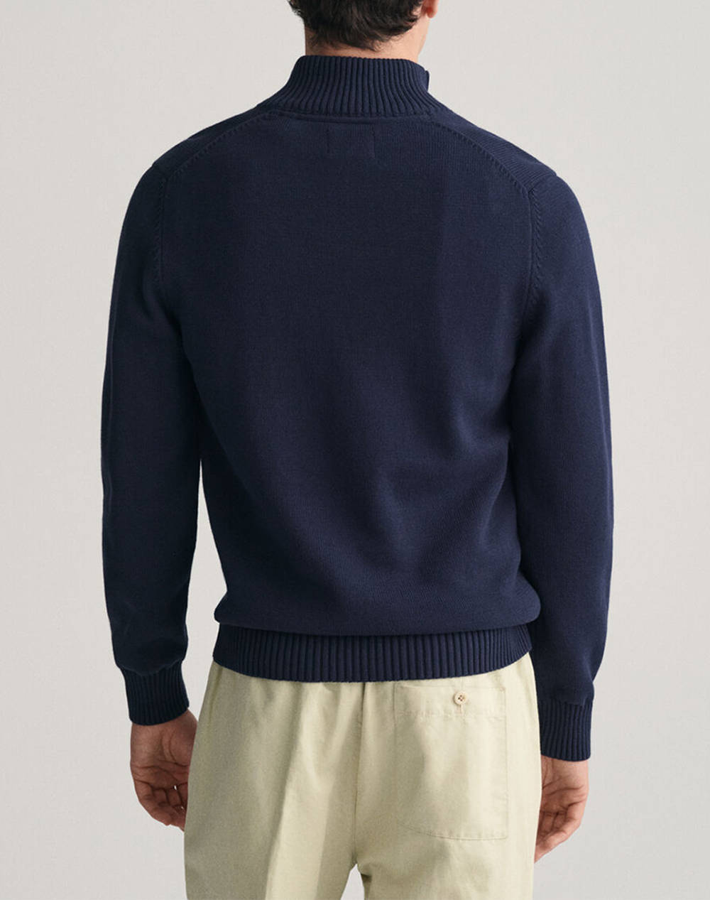 GANT SWEATER LS CASUAL COTTON HALF ZIP