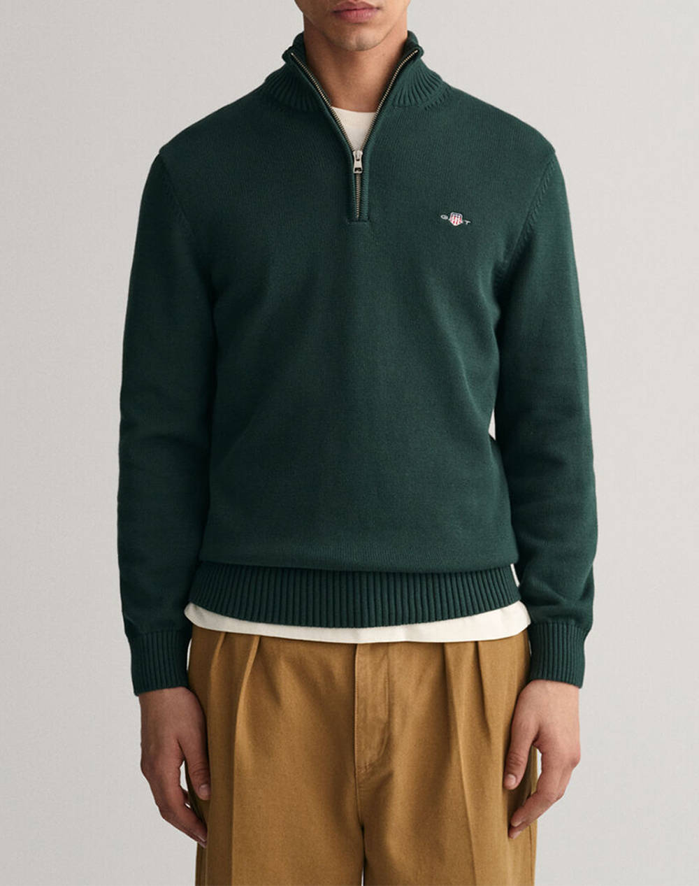 GANT ΠΟΥΛΟΒΕΡ ΜΜ CASUAL COTTON HALF ZIP