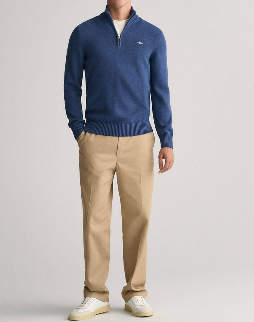 GANT ΠΟΥΛΟΒΕΡ ΜΜ CASUAL COTTON HALF ZIP