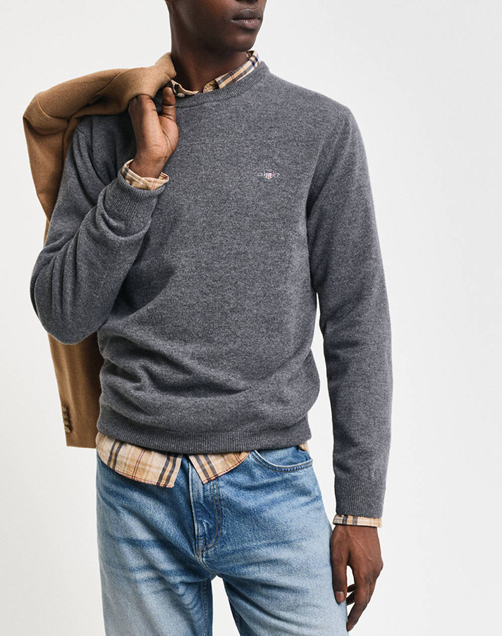 GANT SWEATER LS SUPERFINE LAMBSWOOL C-NECK