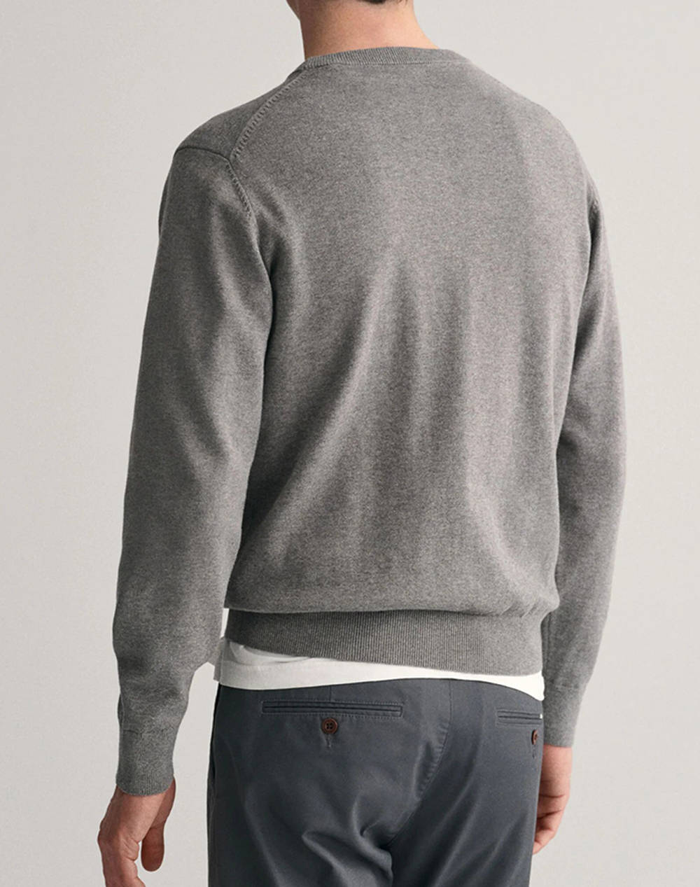 GANT SWEATER LS CLASSIC COTTON C-NECK