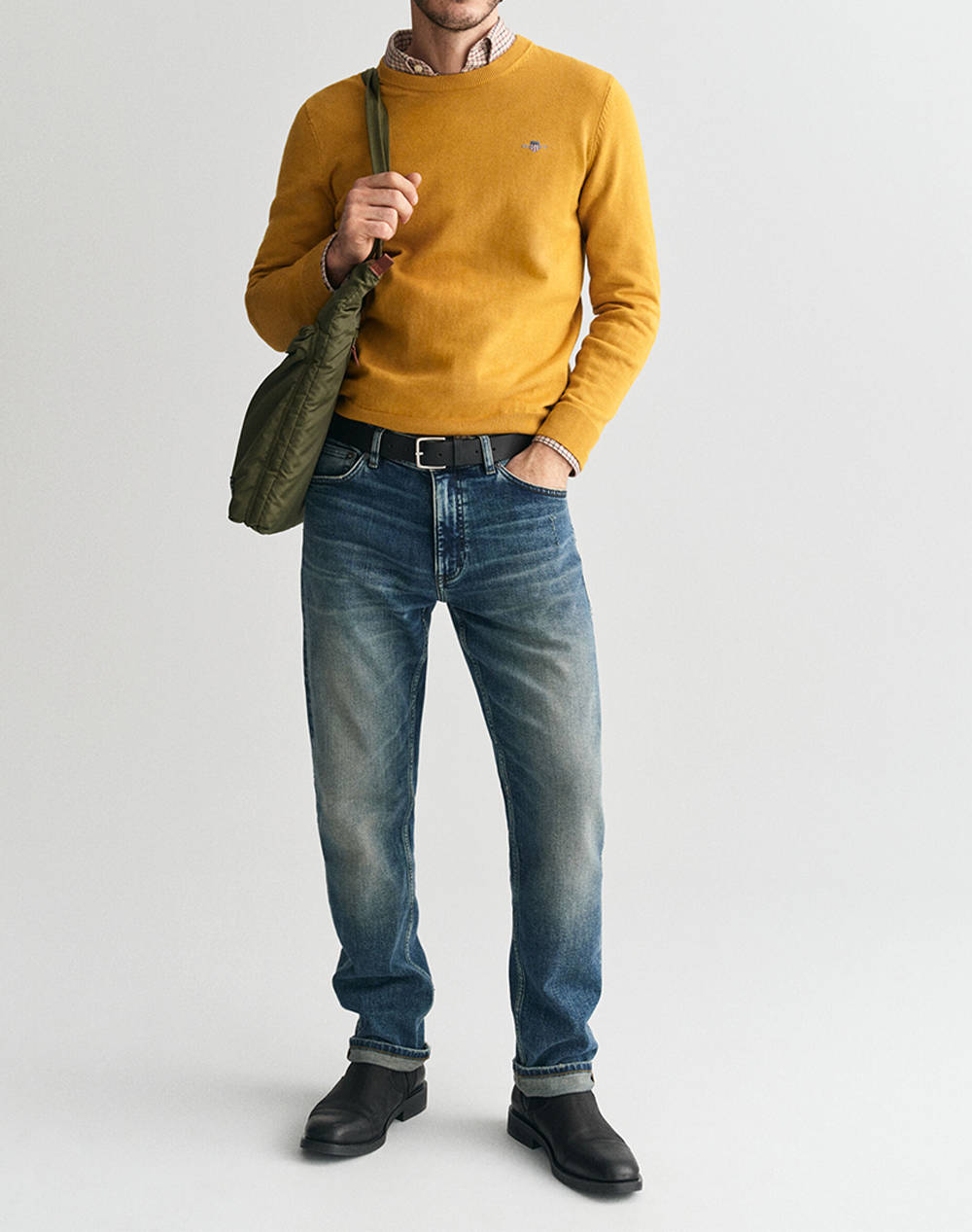 GANT SWEATER LS CLASSIC COTTON C-NECK