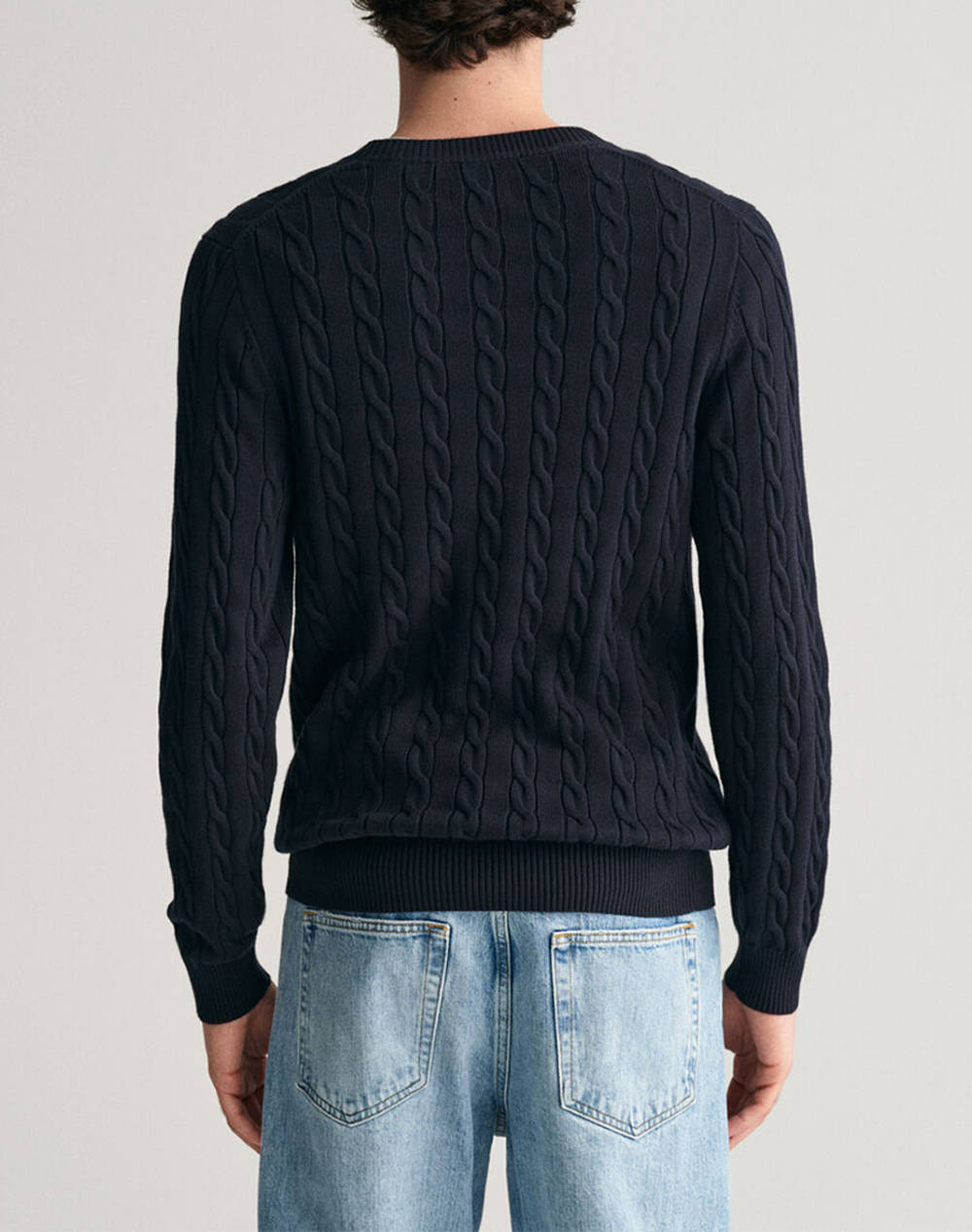 GANT SWEATER LS COTTON CABLE C-NECK