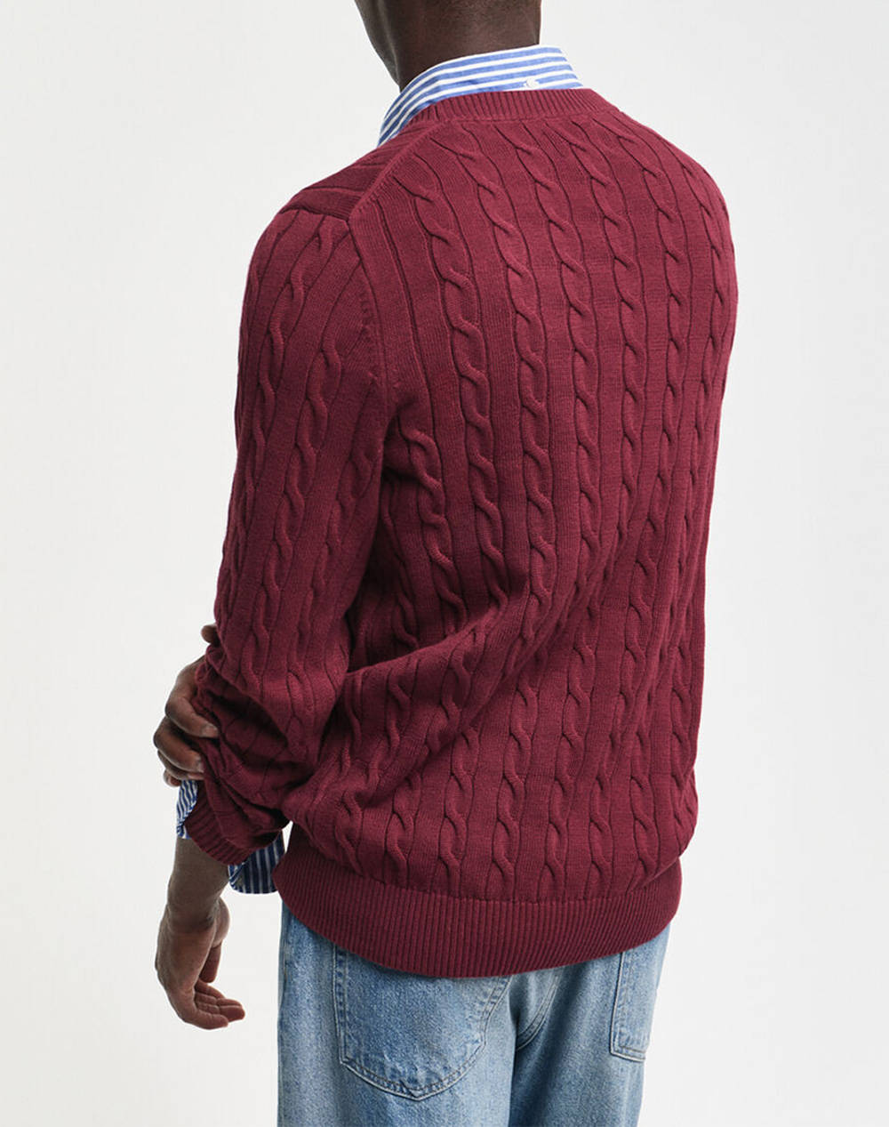 GANT SWEATER LS COTTON CABLE C-NECK