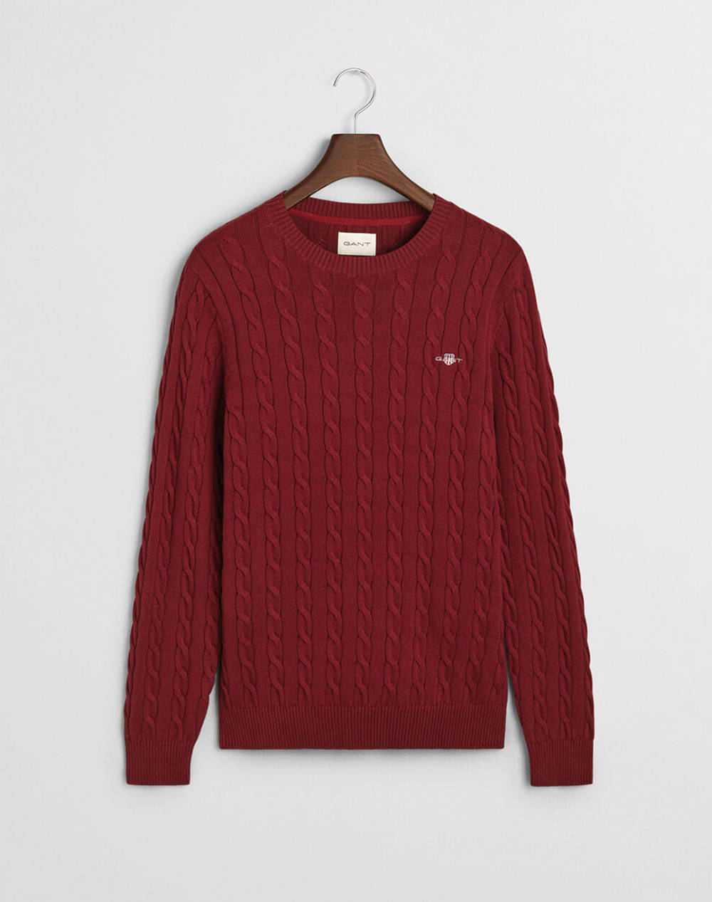 GANT SWEATER LS COTTON CABLE C-NECK