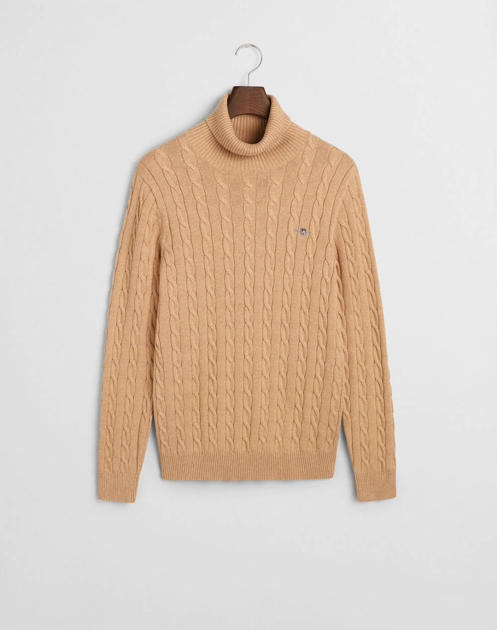 GANT SWEATER LS COTTON CABLE TURTLE NECK