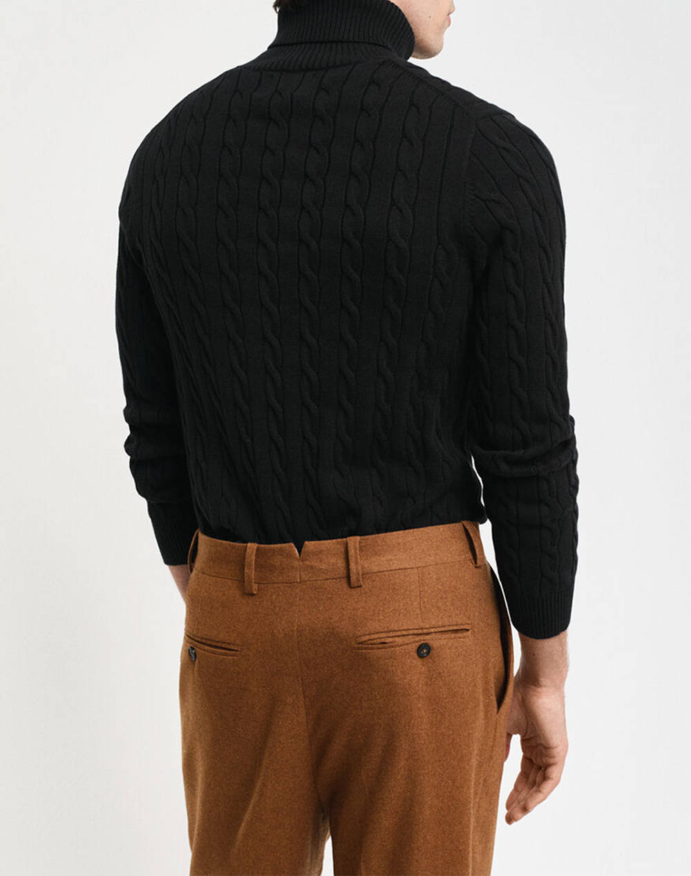 GANT SWEATER LS COTTON CABLE TURTLE NECK