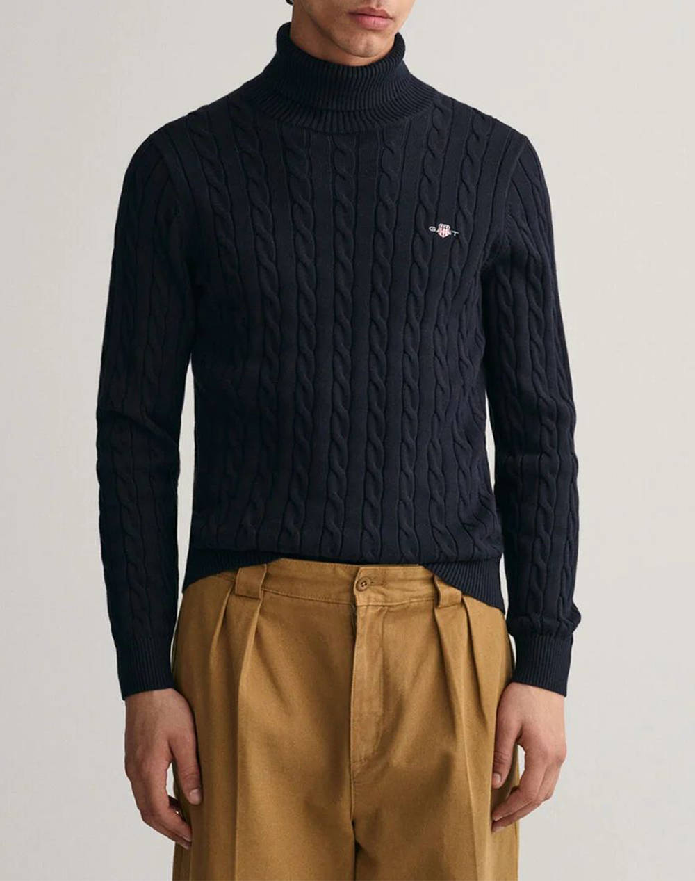 GANT ΠΟΥΛΟΒΕΡ ΜΜ COTTON CABLE TURTLE NECK