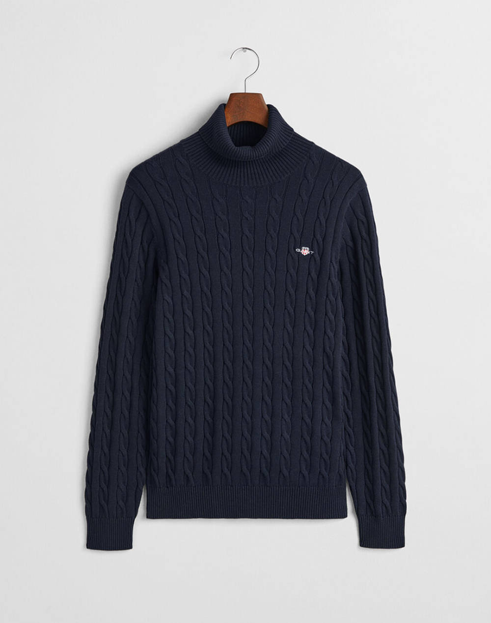 GANT SWEATER LS COTTON CABLE TURTLE NECK