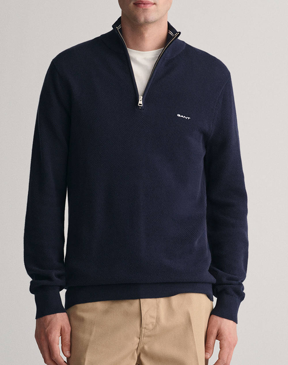 GANT ΠΟΥΛΟΒΕΡ ΜΜ COTTON PIQUE HALF ZIP