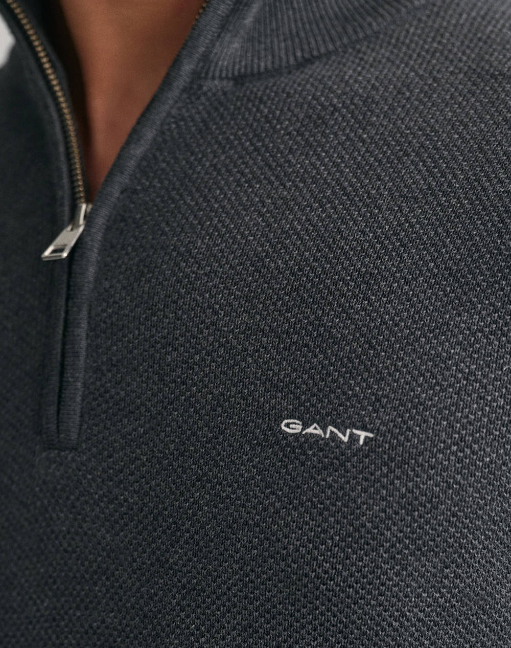 GANT ΠΟΥΛΟΒΕΡ ΜΜ COTTON PIQUE HALF ZIP