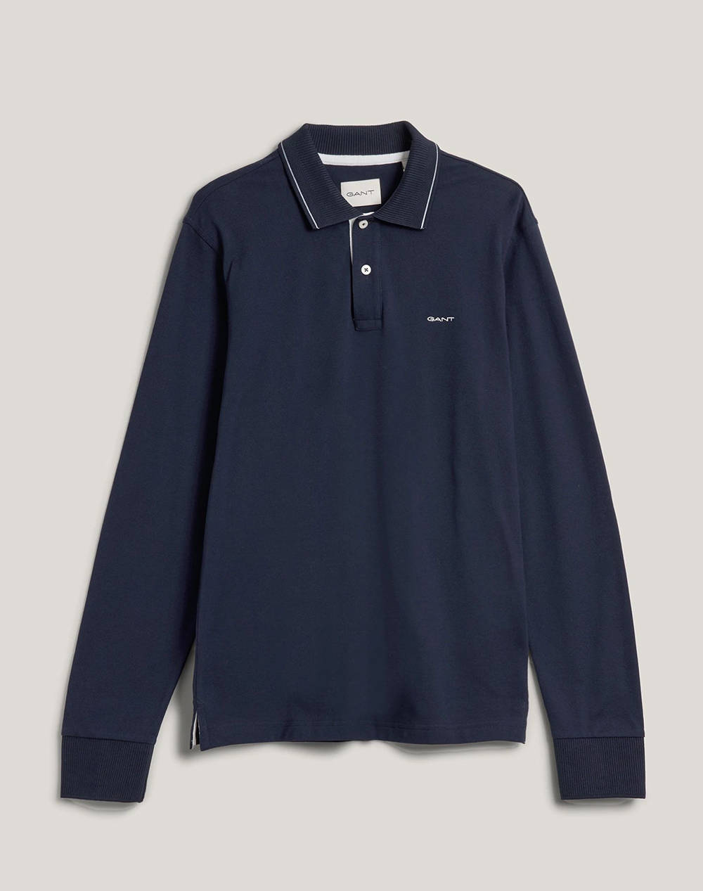 GANT LS TEXTURED COLLAR POLO SHIRT