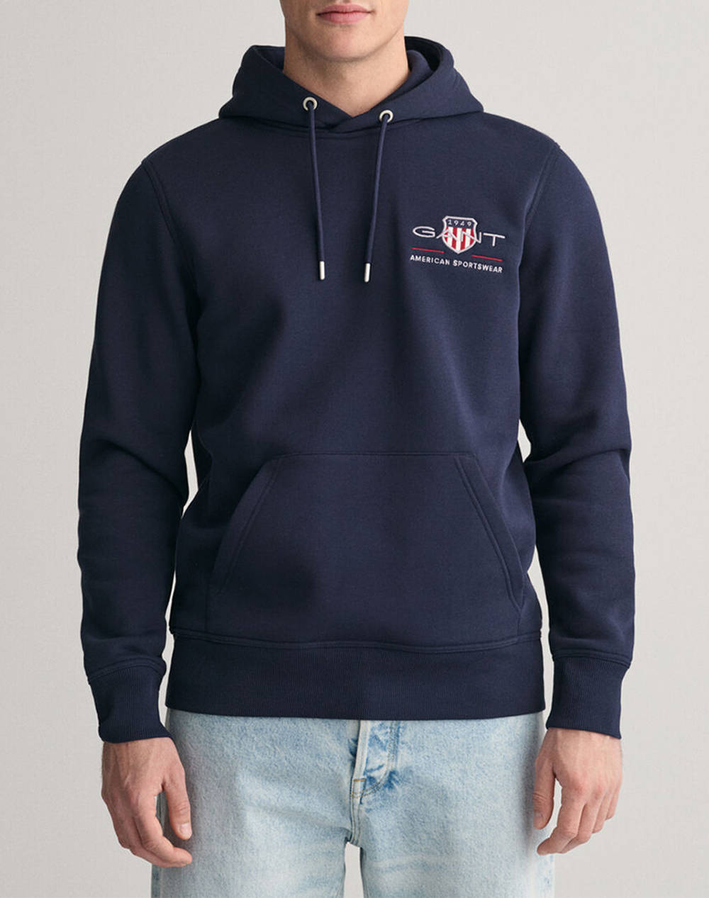 GANT LS REG MEDIUM ARCHIVE SHIELD HOODIE