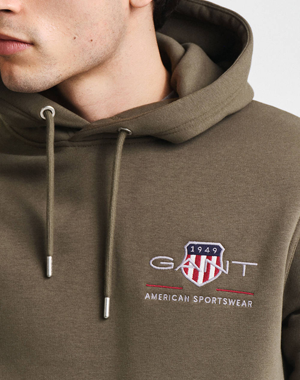 GANT LS REG MEDIUM ARCHIVE SHIELD HOODIE