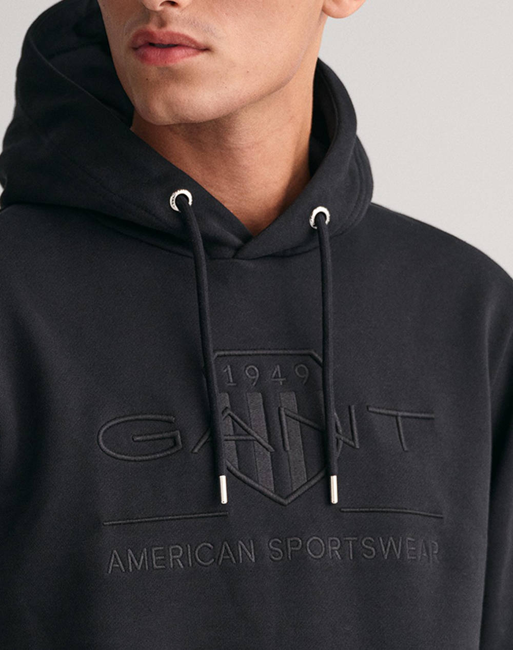 GANT SWEATSHIRT LS REG TONAL SHIELD HOODIE