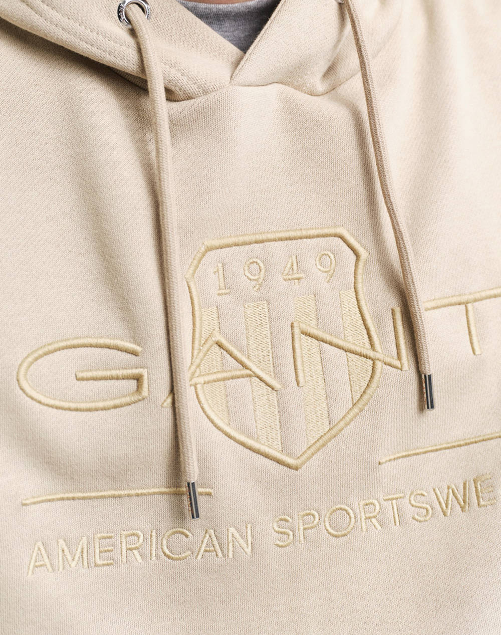 GANT SWEATSHIRT LS REG TONAL SHIELD HOODIE