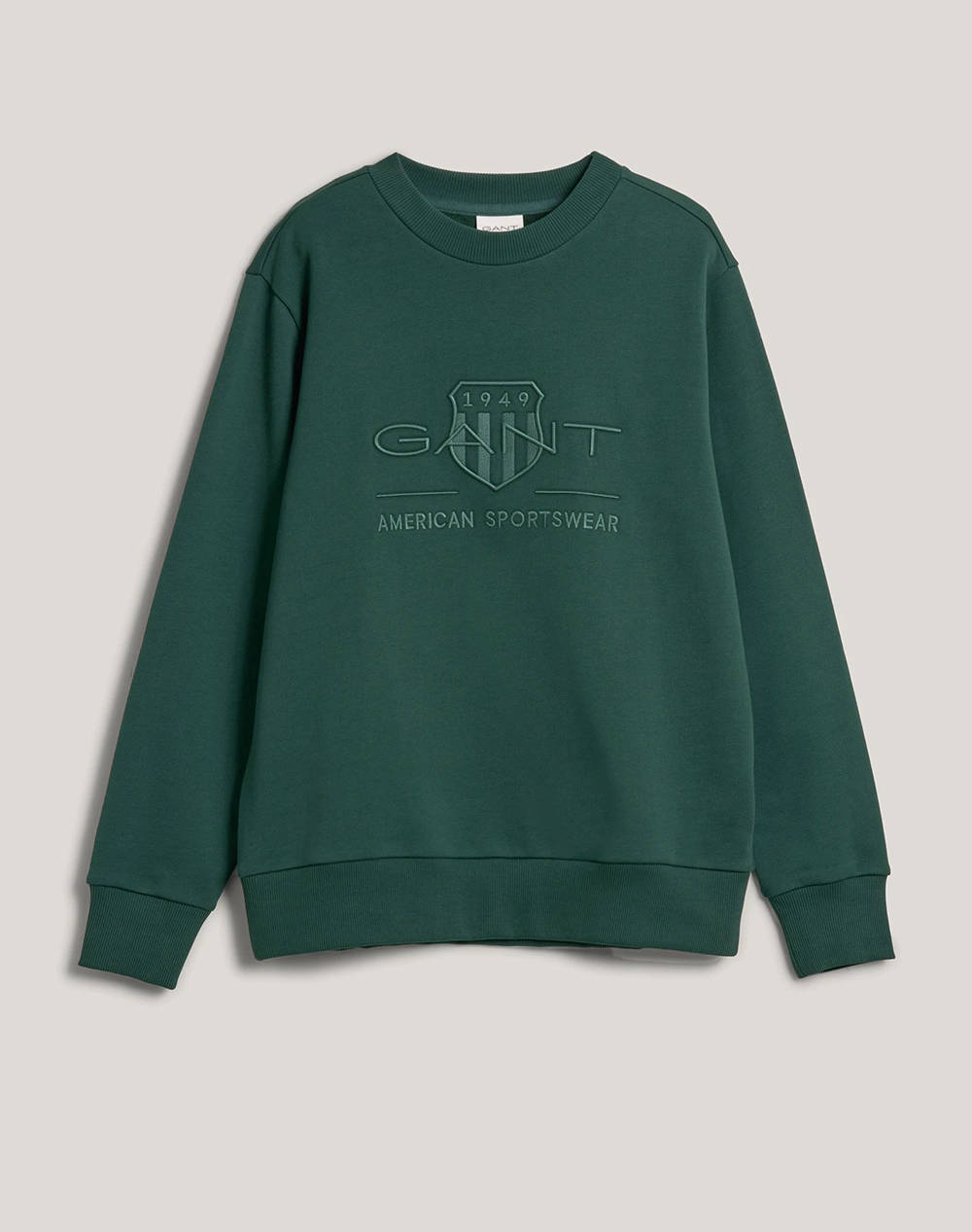 GANT LS REG TONAL SHIELD C-NECK SWEAT