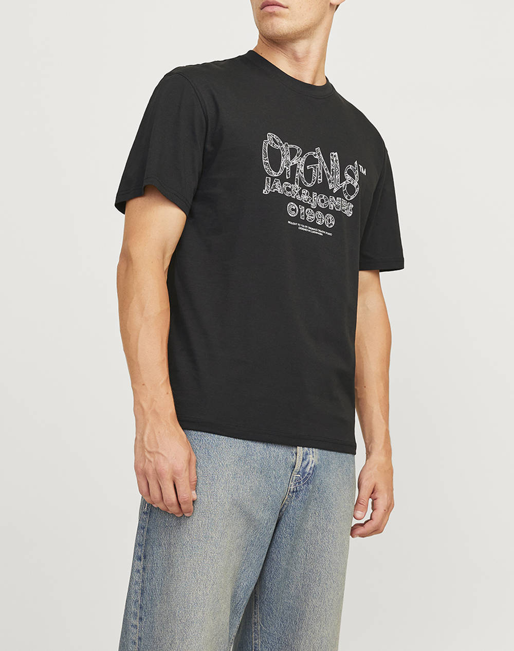 JACK&JONES JORBUSHWICK BOX TEE SS CREW NECK LN