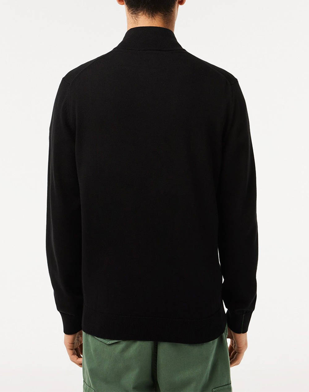 LACOSTE KNIT SWEATER JACKET