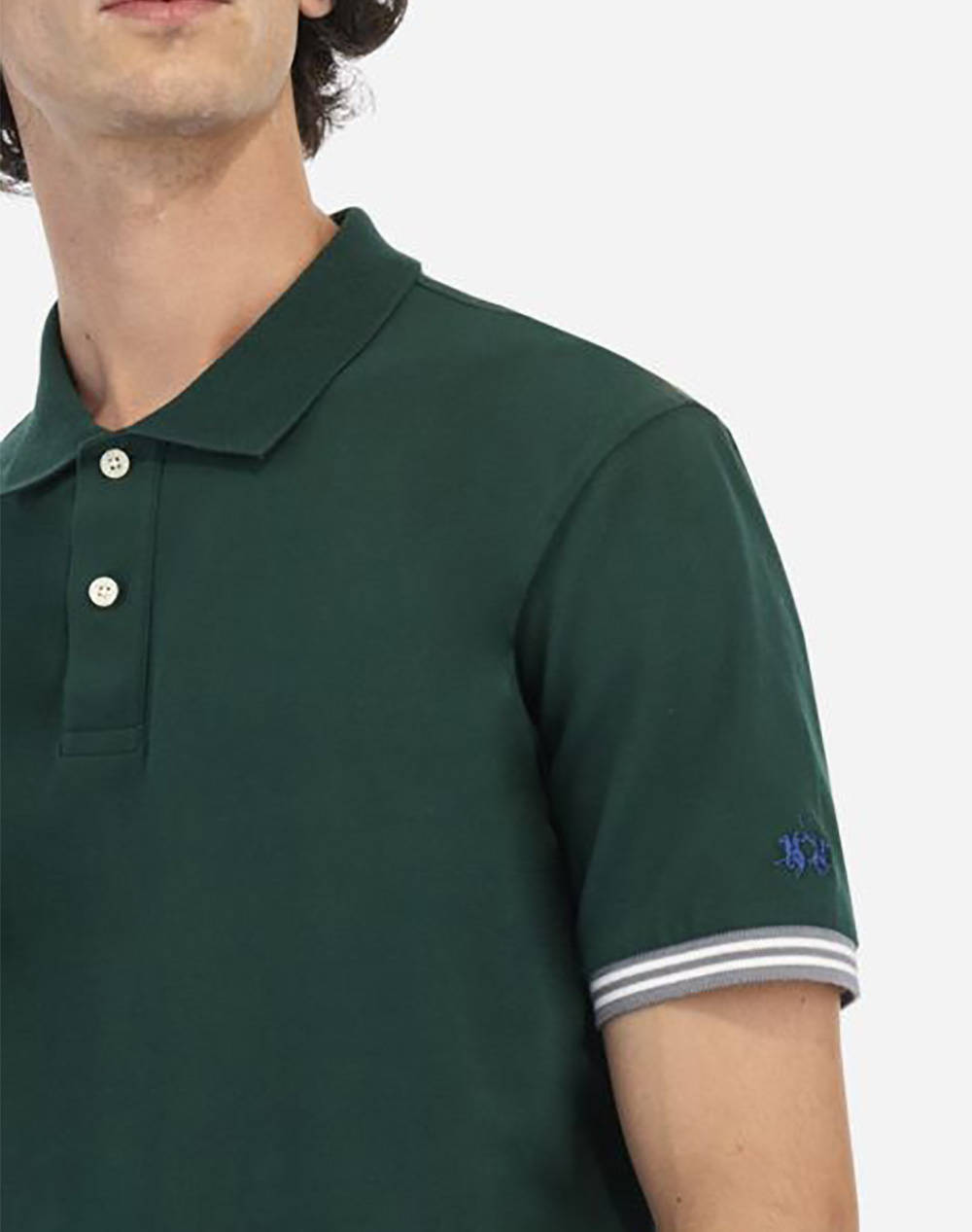 LA MARTINA POLO SHIRT SS MAN POLO BASIC PIQUET STRETCH