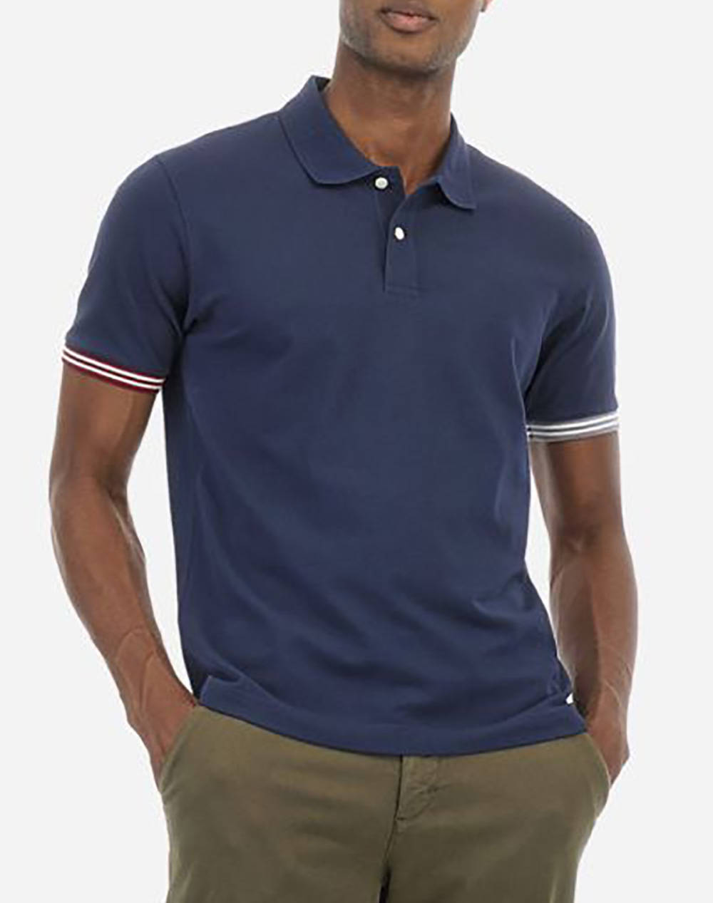 LA MARTINA POLO SHIRT SS MAN POLO BASIC PIQUET STRETCH