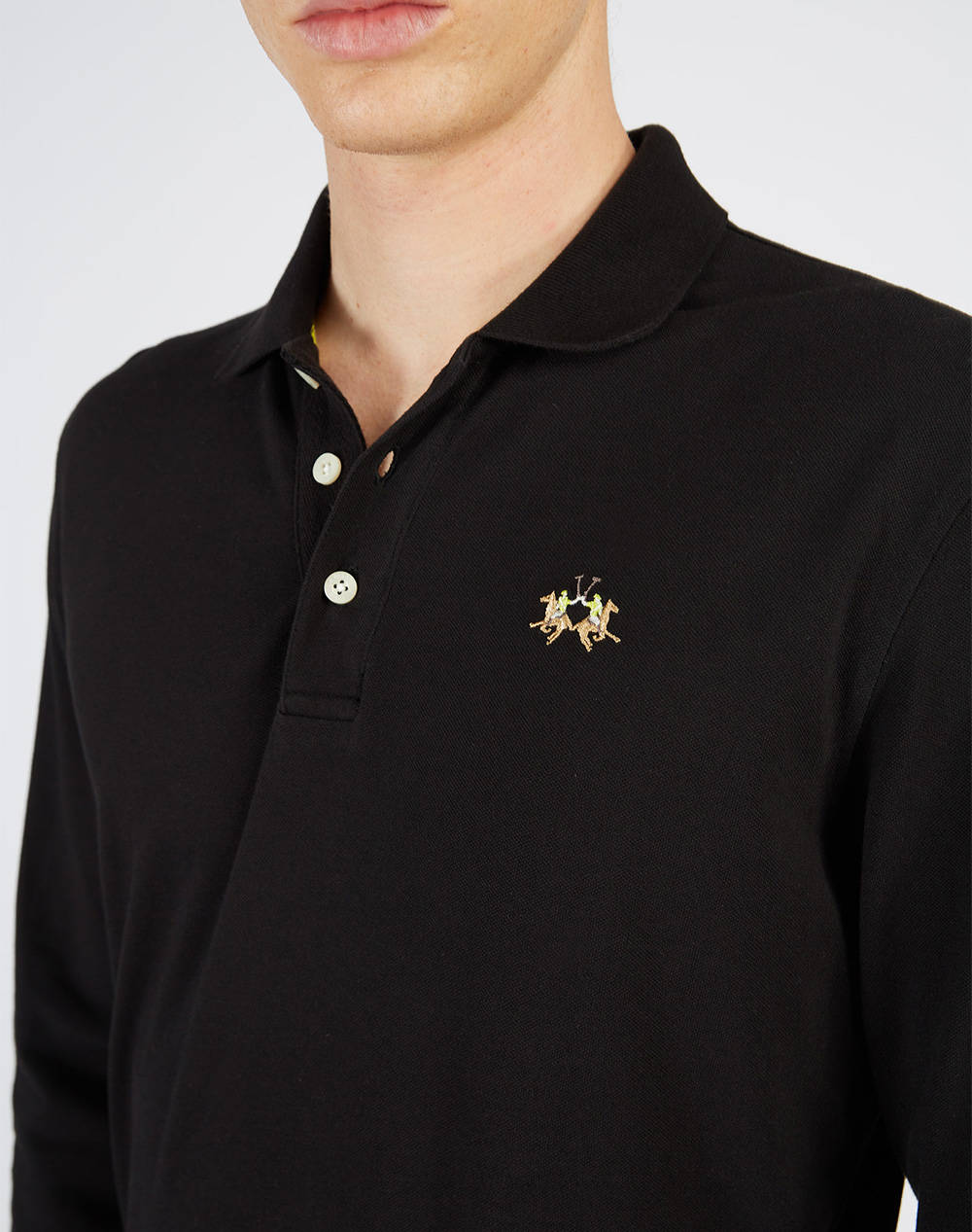 LA MARTINA POLO SHIRT MAN POLO L/S PIQUET STRETCH