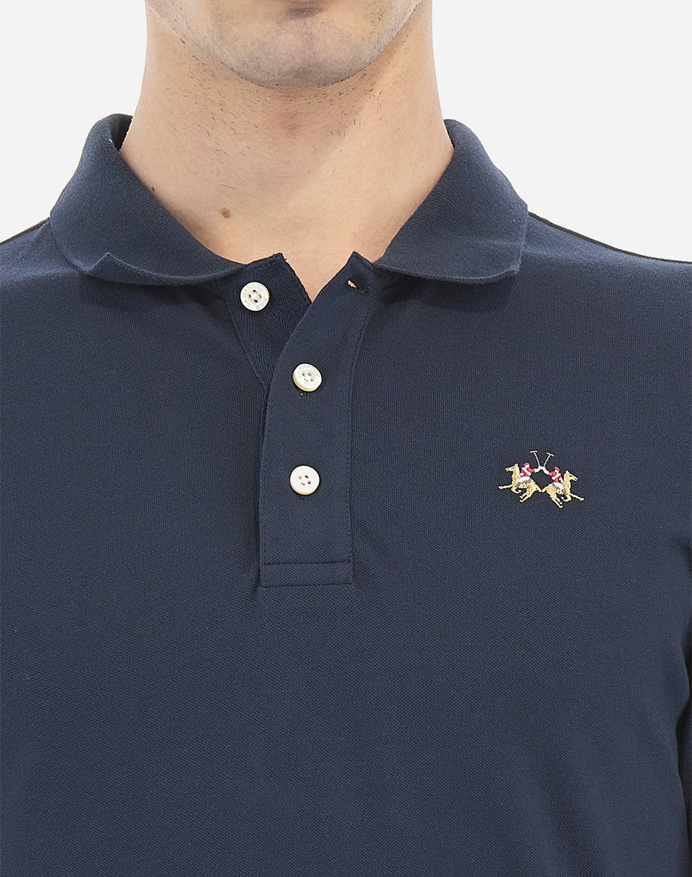 LA MARTINA ΜΠΛΟΥΖΑ POLO ΜΜ MAN POLO L/S PIQUET STRETCH