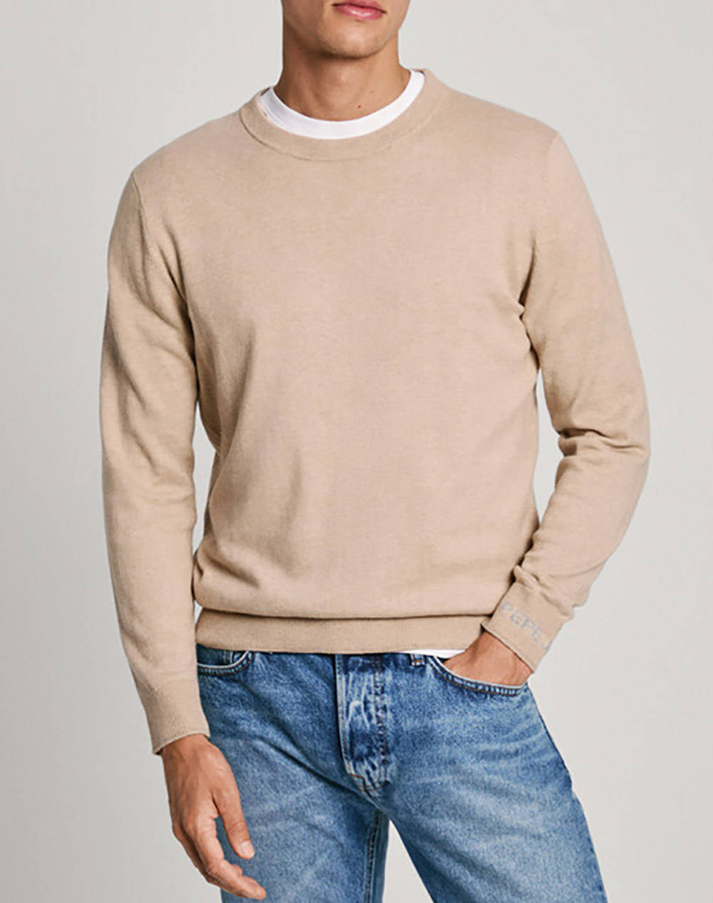 PEPE JEANS DROP 2 NEW ANDRE CREW NECK ΠΛΕΚΤΟ ΑΝΔΡΙΚΟ