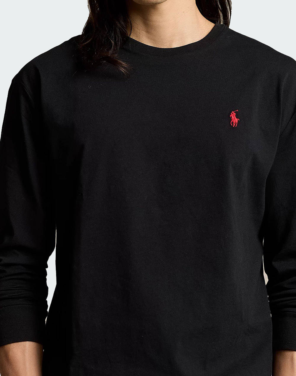 RALPH LAUREN LSCNCLSM5-LONG SLEEVE-T-SHIRT