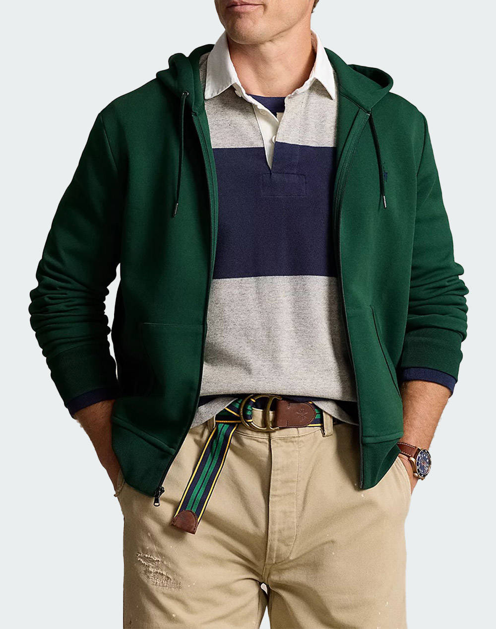 RALPH LAUREN LSFZHOODM1-LONG SLEEVE-SWEATSHIRT