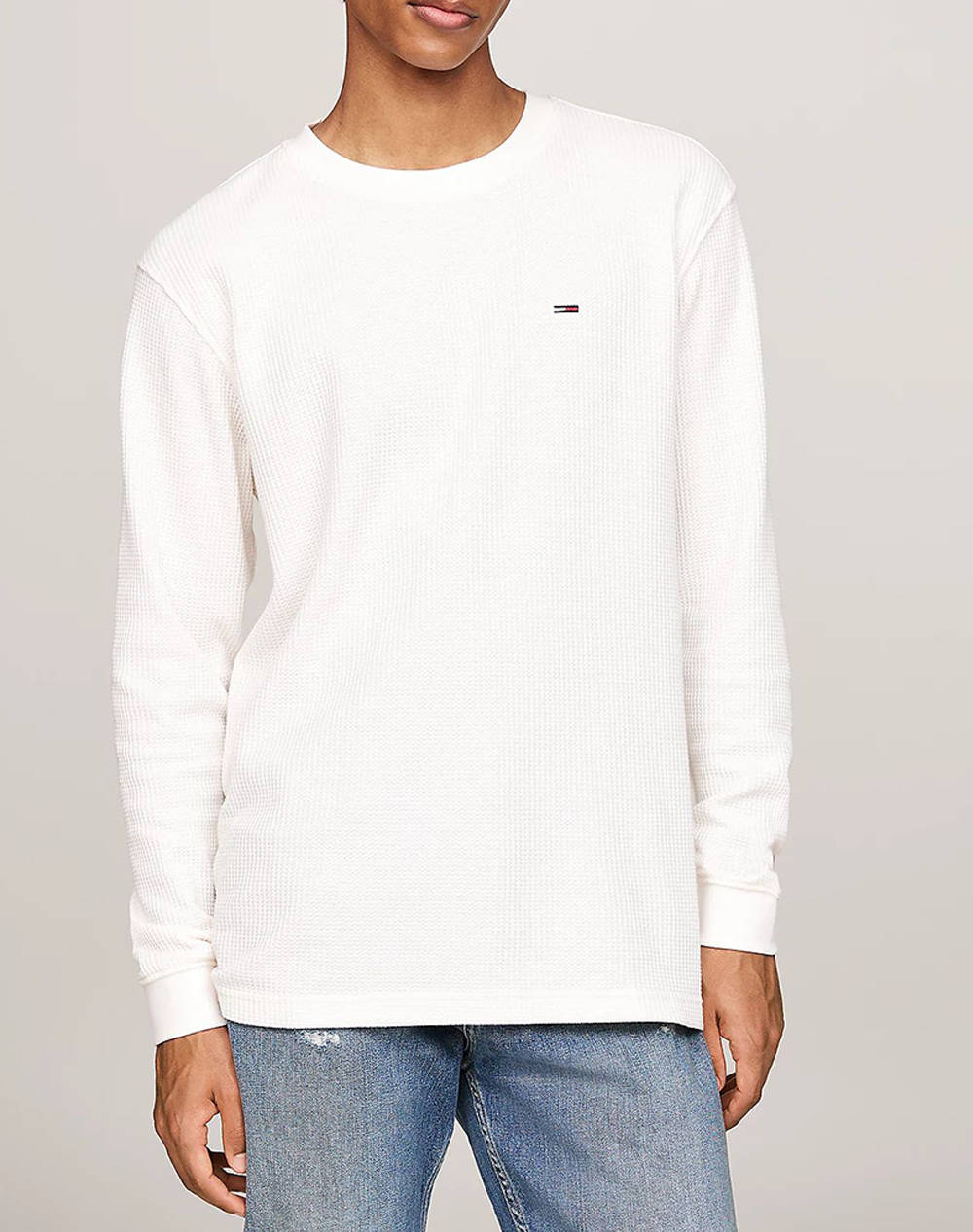 TOMMY JEANS TJM REG WAFFLE L/S TEE