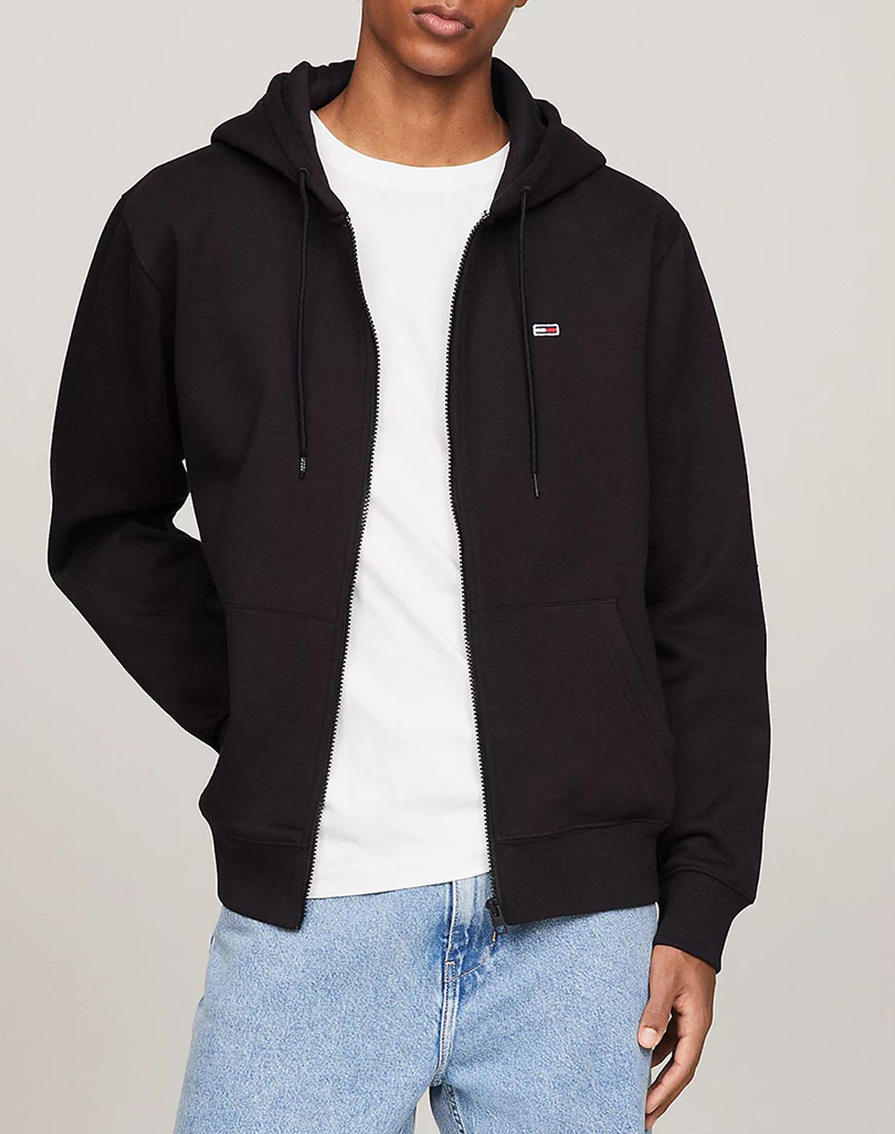 TOMMY JEANS TJM REGULAR FLEECE ZIP HOODIE