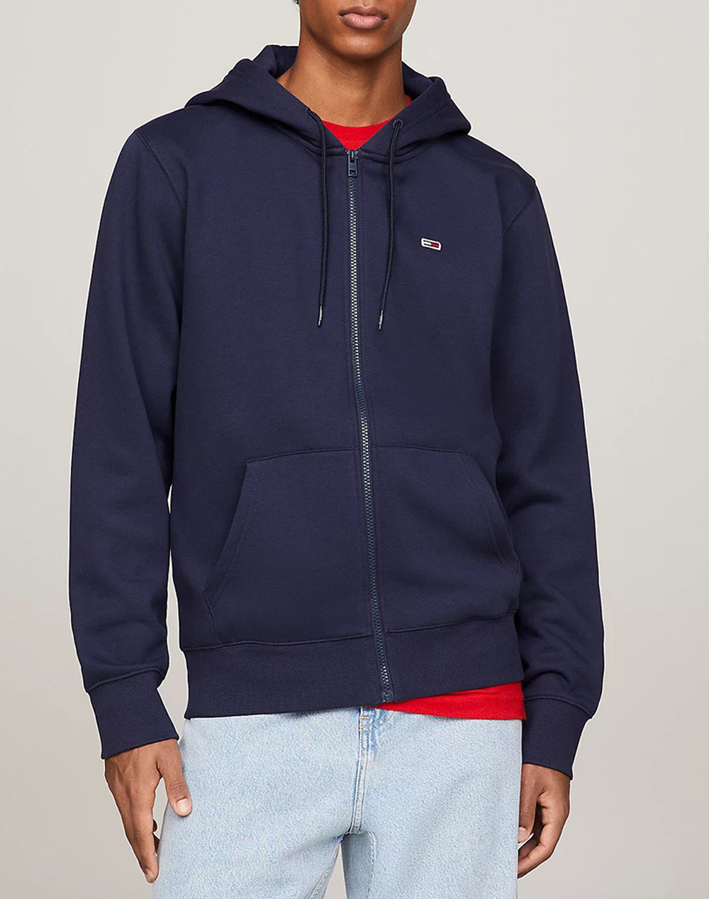 TOMMY JEANS TJM REGULAR FLEECE ZIP HOODIE