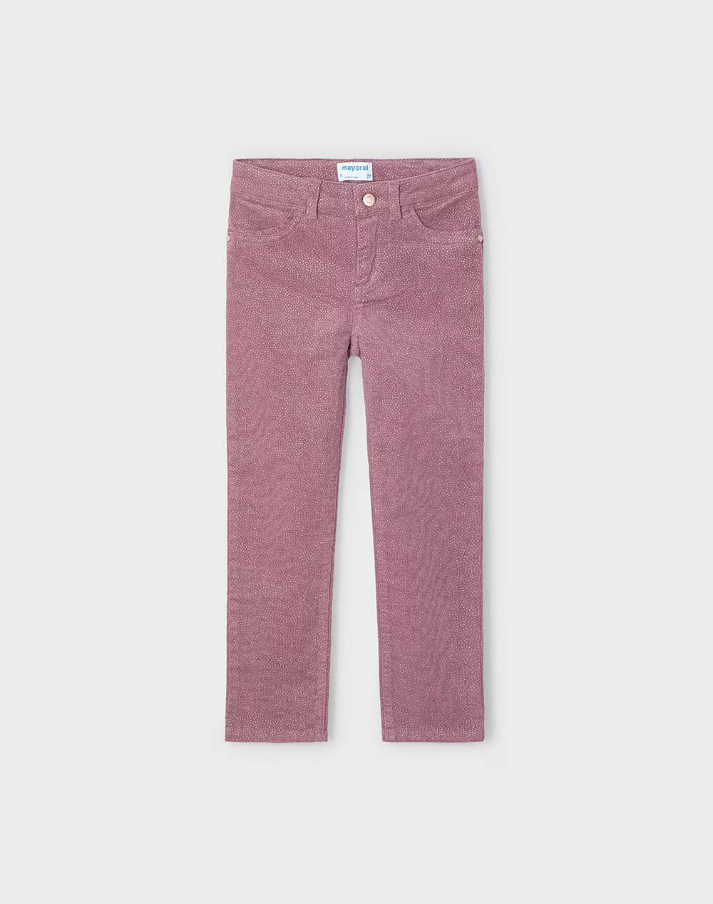 MAYORAL Shiny corduroy long pants