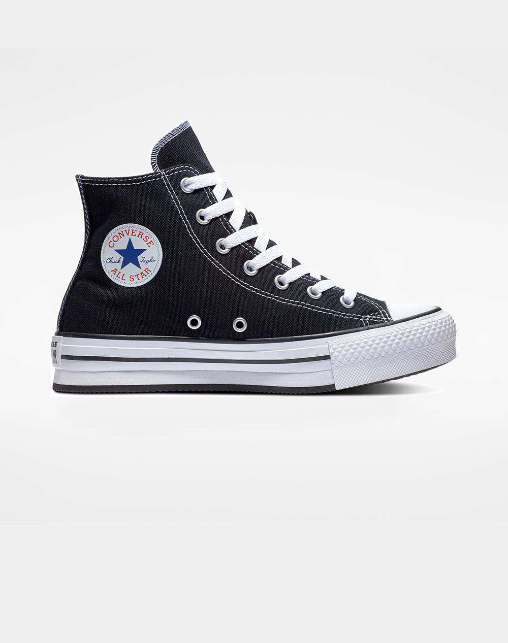 CONVERSE CHUCK TAYLOR ALL STAR EVA LIFT CANVAS PLATFORM 272855C-001 Black φωτογραφία