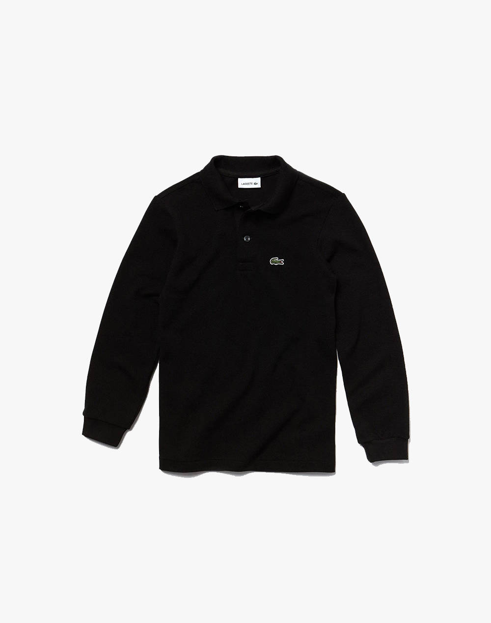 LACOSTE LONG SLEEVED RIBBED COLLAR SHIRT